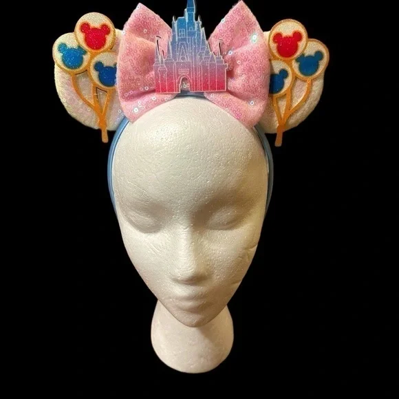 Disney Inspired Handmade Castle Minnie Ears - NWOT - Picture 2 of 2